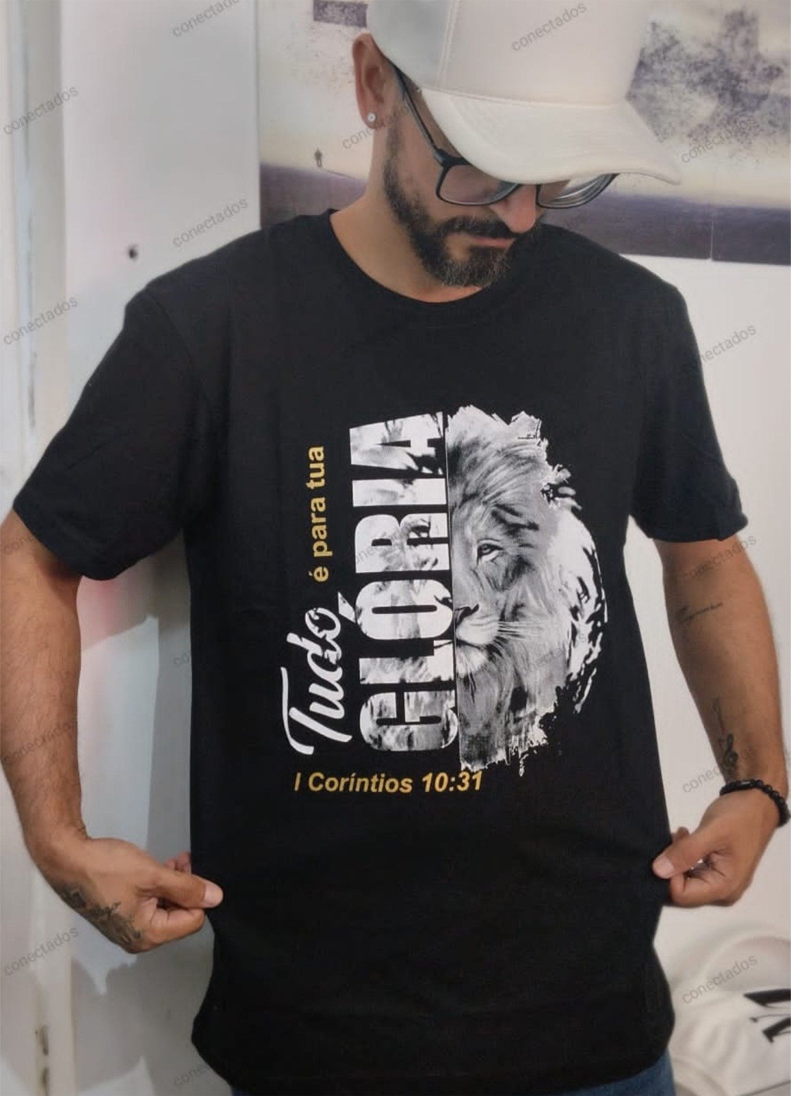 Conectados com Cristo, loja especializada na confecção de camisetas moda gospel,